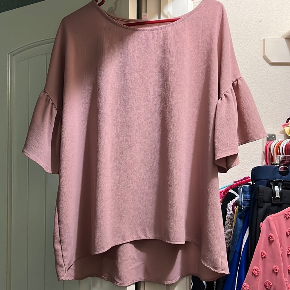 Pink blouse